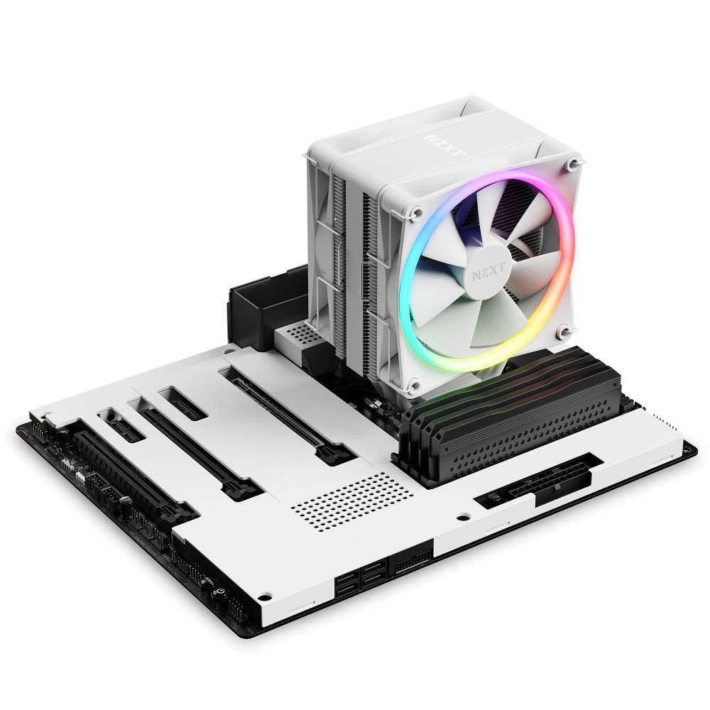 NZXT - Disipador CPU T120 RGB, 120mm, hasta 1800RPM, Blanco - Imagen 4