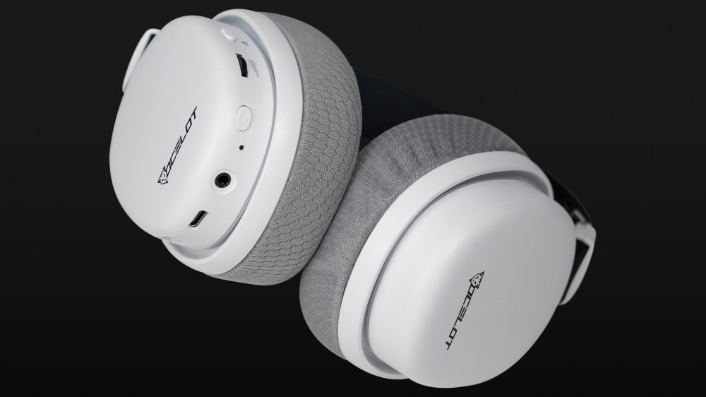 OCELOT - Audífonos Gamer con Micrófono Phantom H1, Bluetooth, Alámbrico/Inalámbrico, USB, para Xbox One/PS4/PS5/PC/MAC, Blanco - Imagen 3