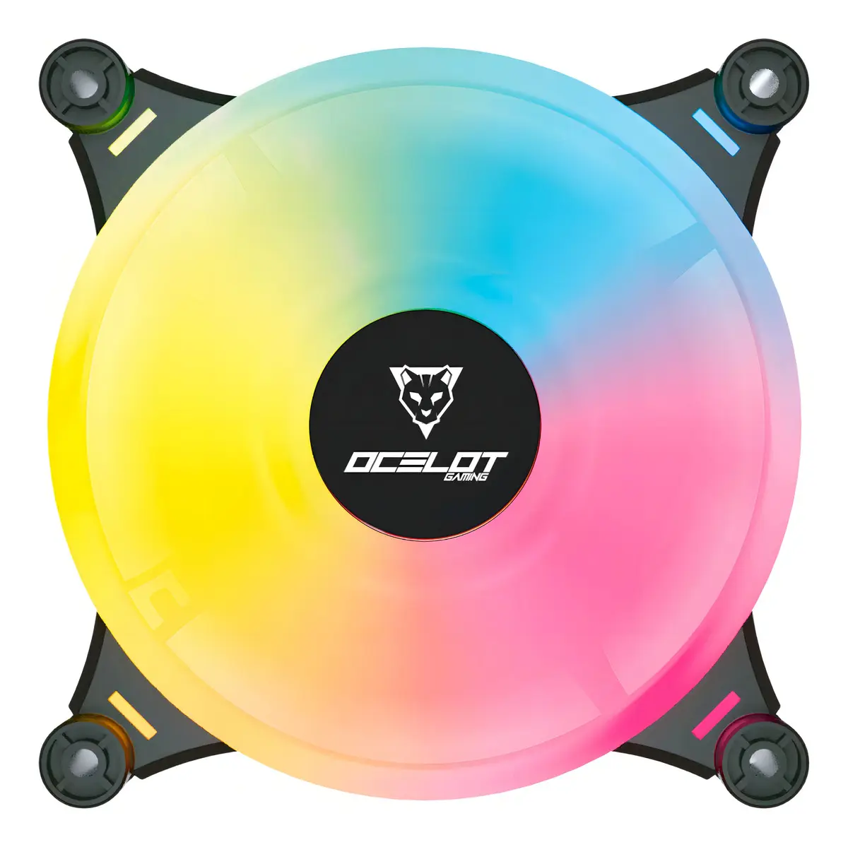 OCELOT - Ventilador Gaming 120mm 1200 RPM 4 Pines RGB - Imagen 2