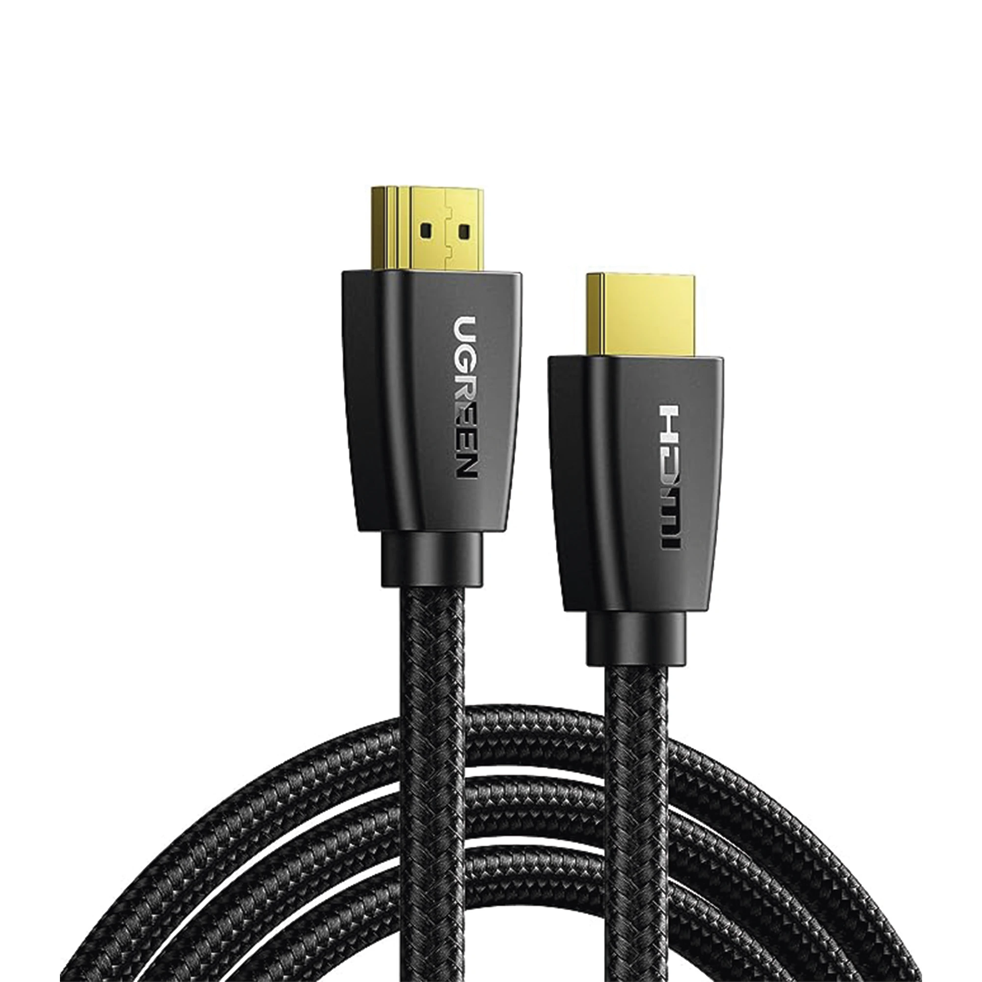 UGREEN - HDMI 2.0 de Nylon Trenzado / 2 Metros (6.56 Pies) / 4K@60Hz / HDR / 3D / HEC (Canal Ethernet HDMI) / ARC (Canal de Retorno de Audio) / Color Profundo de 48 Bits